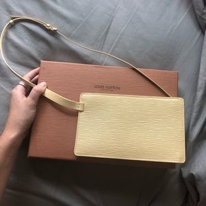 Cream Louis Vuitton Handbag